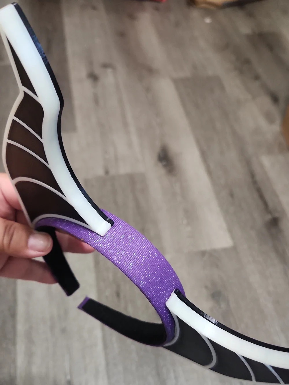 Halloween Horned Headband Handcrafted